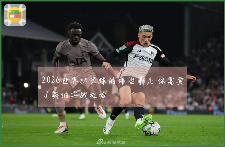 2026世界杯买球的那些事儿 你需要了解的实战经验